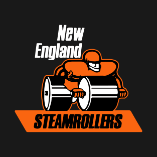 New England Steamrollers Funny Defunct Sports Team Tribute T-Shirt