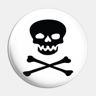 Pirate Skull Crosbones Pin