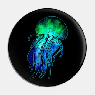 Colorful Jellyfish Pin