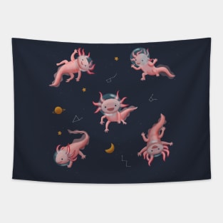 Space Axolotl Tapestry