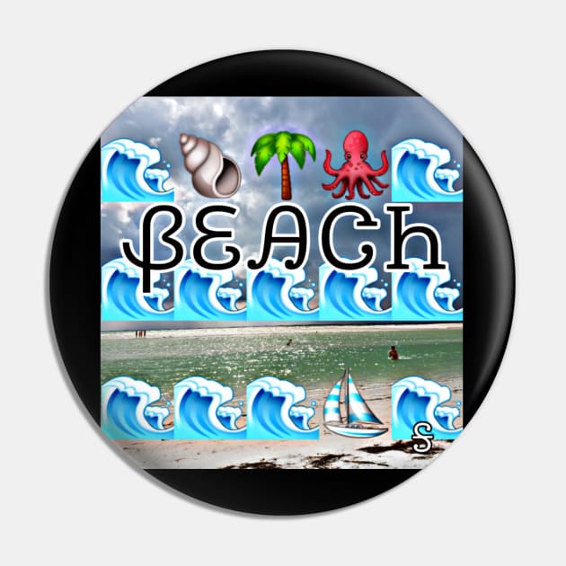 Beach Life Pin by Share_1