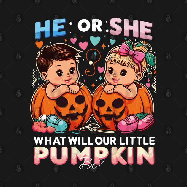 Anticipation Awaits: What Will Our Little Pumpkin Be – He or She? by Meryarts