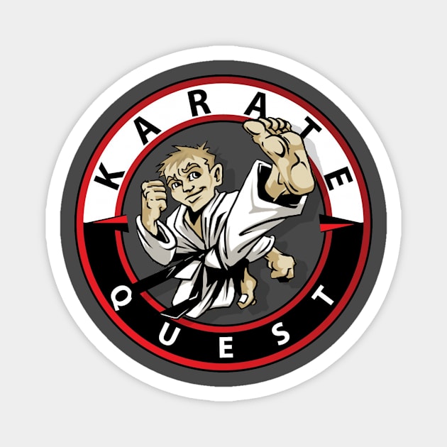 Karate Quest Magnet by Digitanim8tor