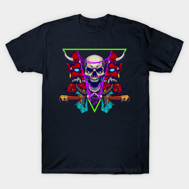 Discover Ninja Mask 4.2 - Japanese Art Style - T-Shirt