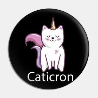 Caticron tee design birthday gift graphic Pin