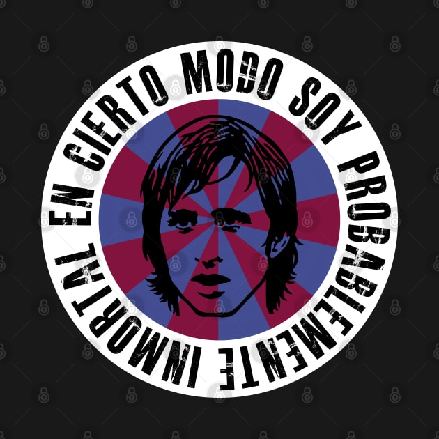 Cruyff design in Barça colours with quote by Nikki Genee Art