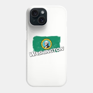 Washington flag Phone Case