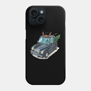 Christmas Cab Phone Case