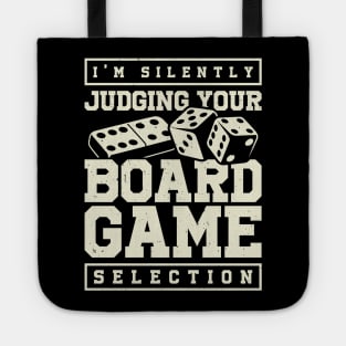 I'm Silently Judging Your Board Game Selection Tote