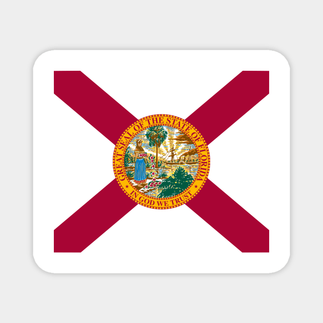 Florida flag. USA Magnet by flag for all