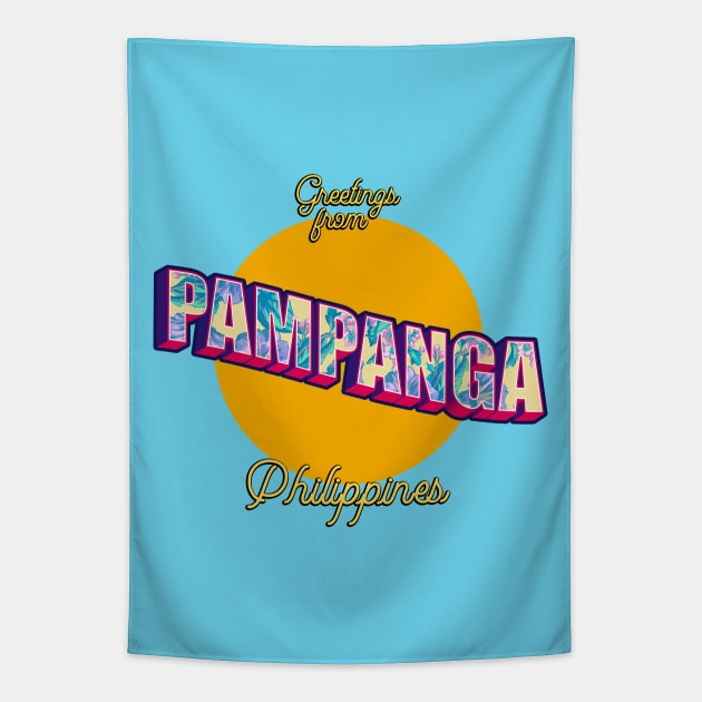 Greetings from PAMPANGA Philippines! Tapestry by pinoytee