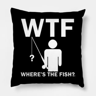 wtf where the fish Pillow