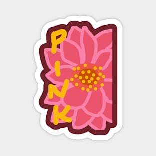 Pink flower Magnet