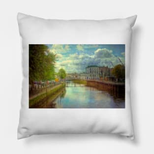 The City of Cork, Southern Ireland Pillow