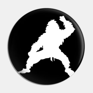 Bigfoot Karate Material Arts Pin