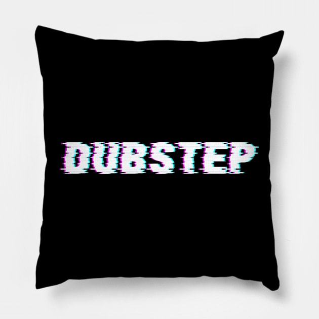 Dubstep Edm Dance Music Techno Gift Pillow by shirts.for.passions