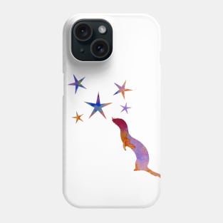 Ferret and stars Phone Case