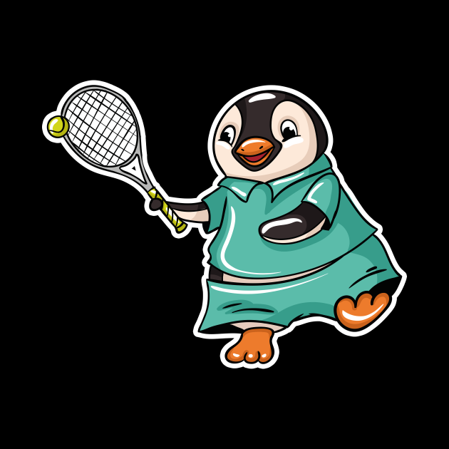 Penguin Tennis Penguin Tennis Pin TeePublic