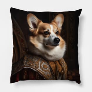 Corgie - Medieval English Prince Pillow