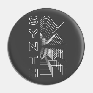 Synth Waveform Audio Analog Design Modular Gift Pin