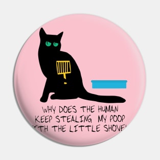 CAT THOUGHTS Pin