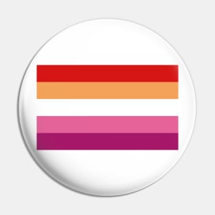 A Lesbian Pride Flag Pin