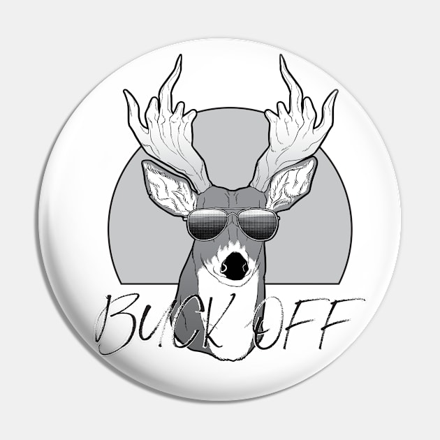 Buck Off Pin by Jo Tyler