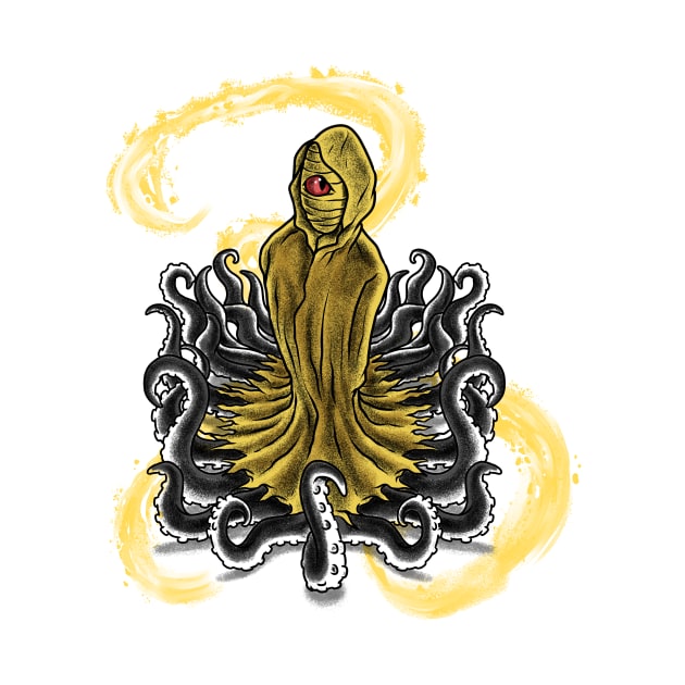 Embrace the Madness: Hastur The King in Yellow Design by Holymayo Tee