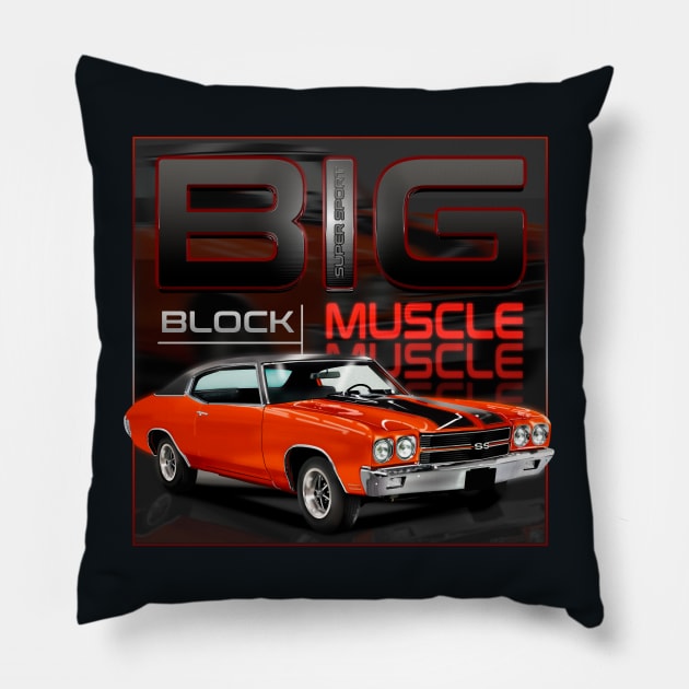 1970 Chevelle Pillow by hardtbonez