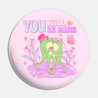 You Will Be Mine. Frogs In Love. Happy Valentines Day Pin