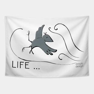 Wordplay - urban crow - LIFE Tapestry