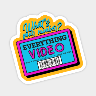 Everything Video - Limited Rental Store Collection Magnet