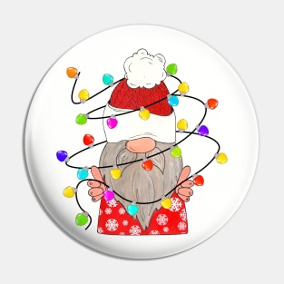 Christmas Gnome Funny Pin