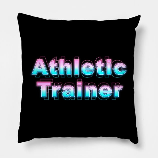 Athletic Trainer Pillow by Sanzida Design