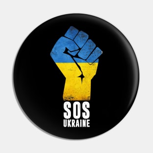 i stand with ukraine, sos ukraine Pin