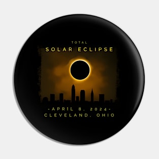 2024 Total Solar Eclipse In Cleveland Pin