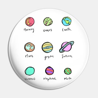 Planets Pack Pin