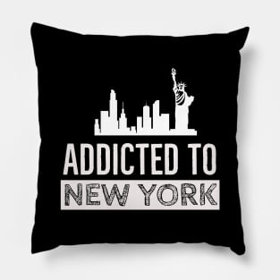 Addicted to New York Pillow