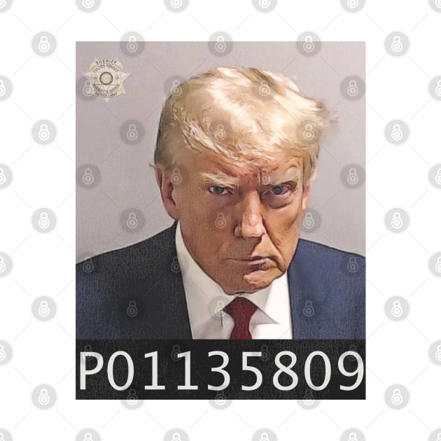 Inmate P01135809 / Trump Mug Shot by darklordpug