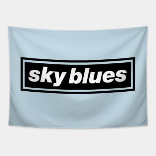 'Sky Blues' Oasis inspired design Tapestry