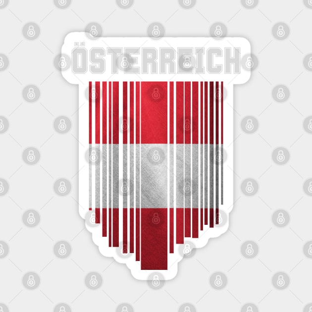 Austria flag, austrian flag Magnet by eka123