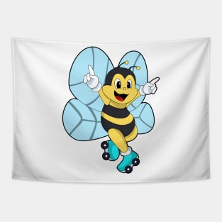 Bee with Roller skates Tapestry