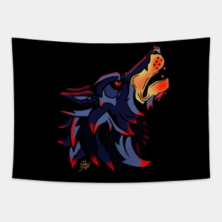 Wolf design Tapestry