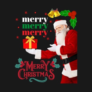 A Funny and Cute T-shirt Design for Merry Christmas and Happy New Year T-Shirt