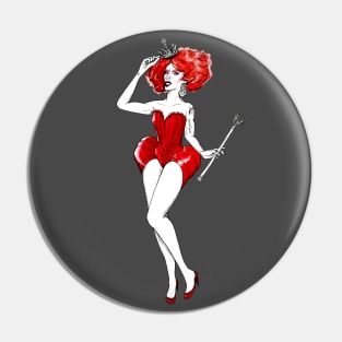 Red Queen Paloma Pin