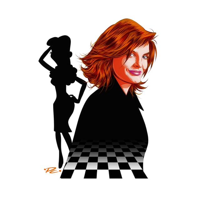 Rene Russo - An illustration by Paul Cemmick by PLAYDIGITAL2020