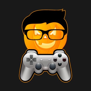 Halloween Funny Gamer Pumpkin Gift T-Shirt