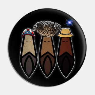 Boricua Wise Men Pin