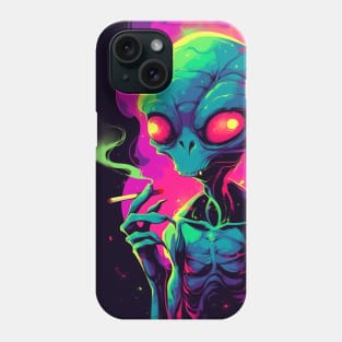 Psichedelic Alien Phone Case