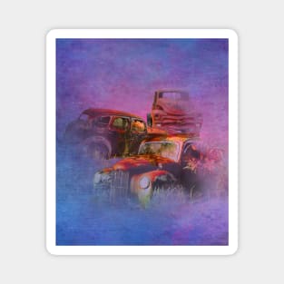 cars lost in the mist of time Magnet